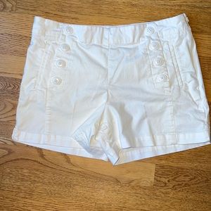 LOFT white shorts 3.75” inseam 4 Excellent condition!